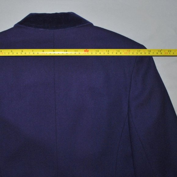 Pendleton Wool Blazer Size 10 Purple w/ Velvet Collar - Picture 7 of 10